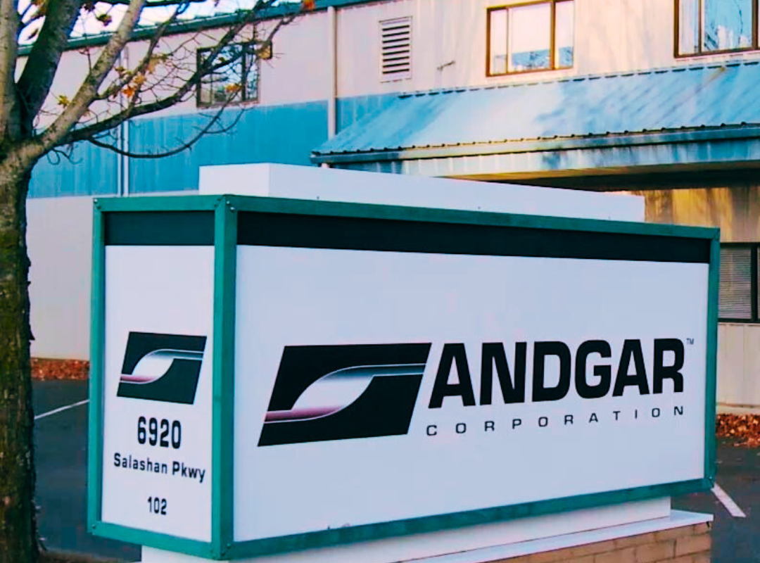 Andgar Sign Out Front